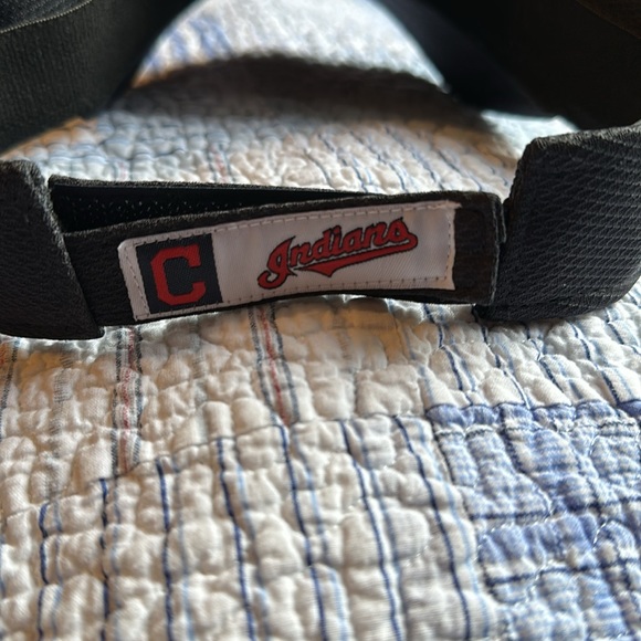 Cleveland Indians Chief Wahoo Logo Spring Training Original Visor Hat MLB - Picture 4 of 5